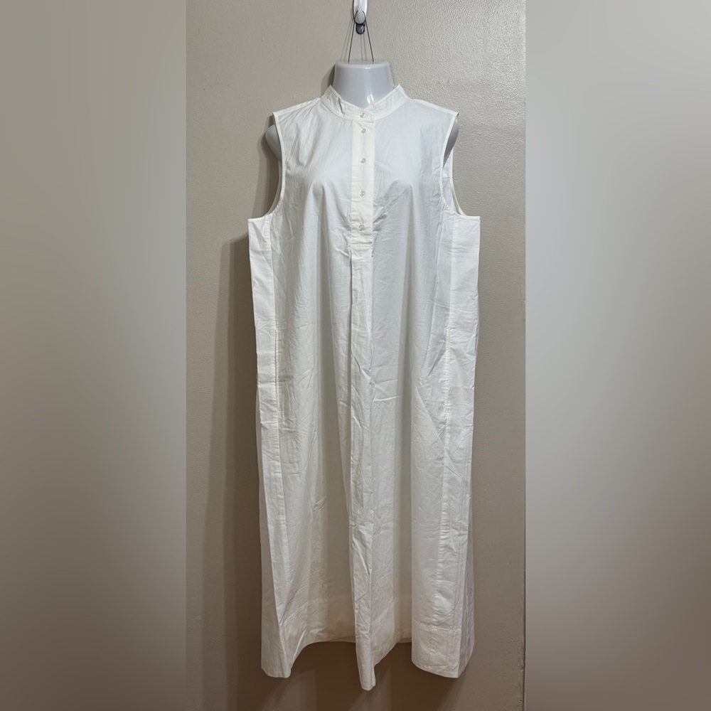 NWOT - Banana Republic Ravine Midi/Maxi Shirtdress | White | Size XL - Picture 2 of 7